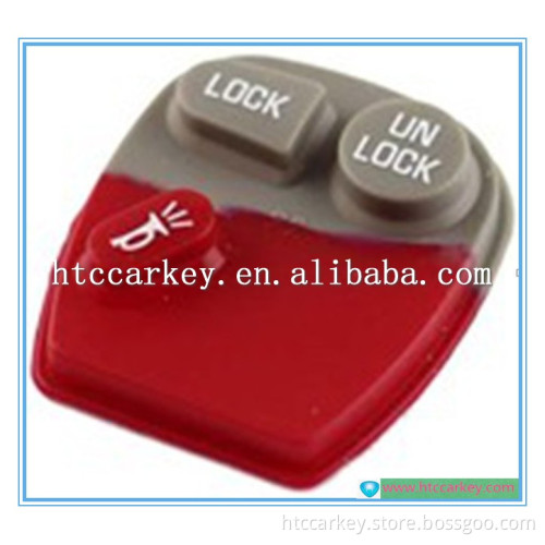 Best quality car key shell or cover for GMC 3 Button Remote Rubber Pad with Word "Lock" and "Unlock"